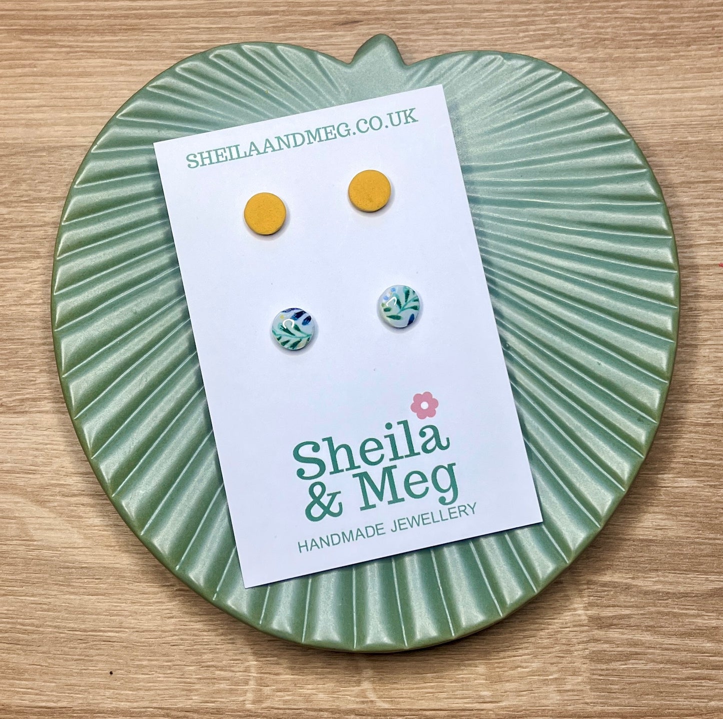 Yellow and Wildflowers Studs